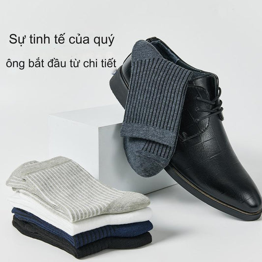 Vớ Cotton Đơn Giản Thoải Mái Dành Cho Đi Học, Đi Làm, Công Sở  khỏe mạnh tất Nam